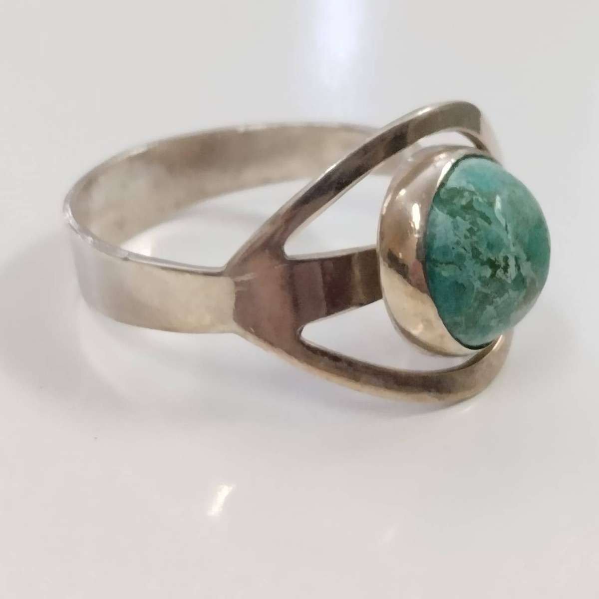 Sterling Silver Ring Featuring a Amazonite Gemstone