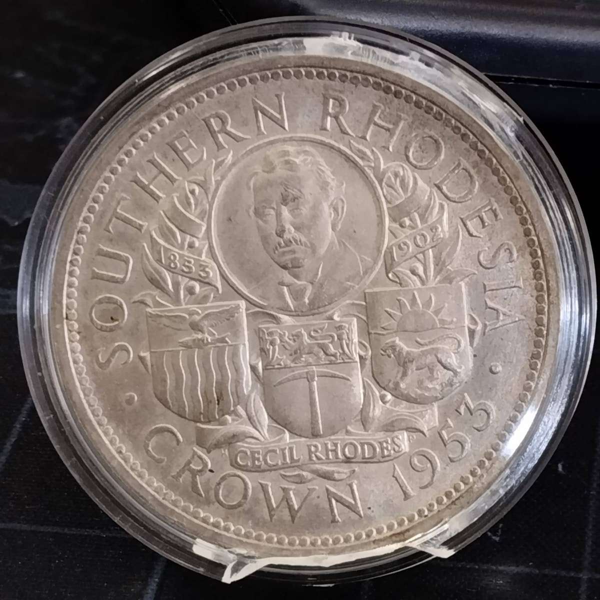 1953 Southern Rhodesia Crown in Capsule #LT112