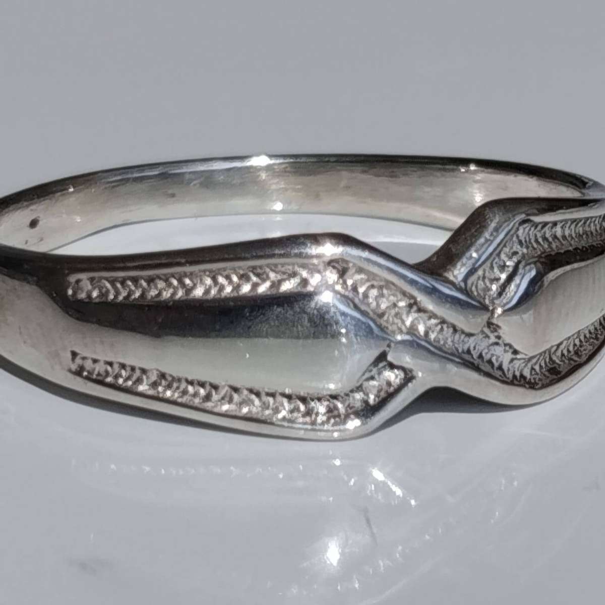 925 Sterling Silver Textured Ring