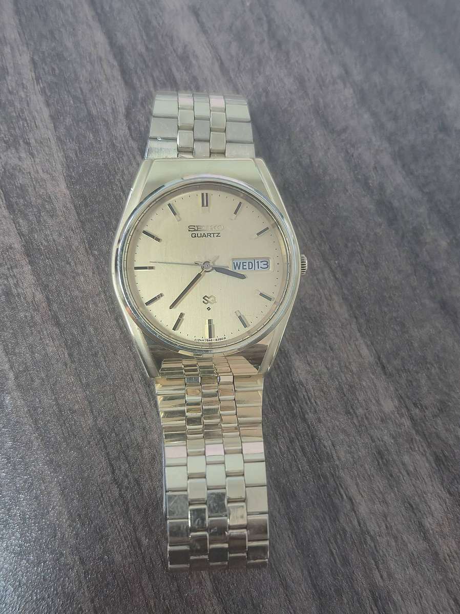 VINTAGE MEN'S SEIKO QUARTZ SQ WATCH - 7546 8320