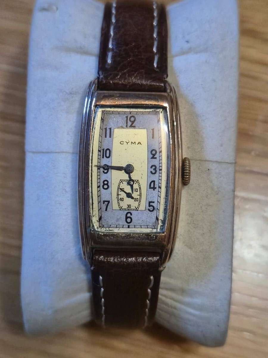 VINTAGE CYMA TANK MANUAL WIND WATCH