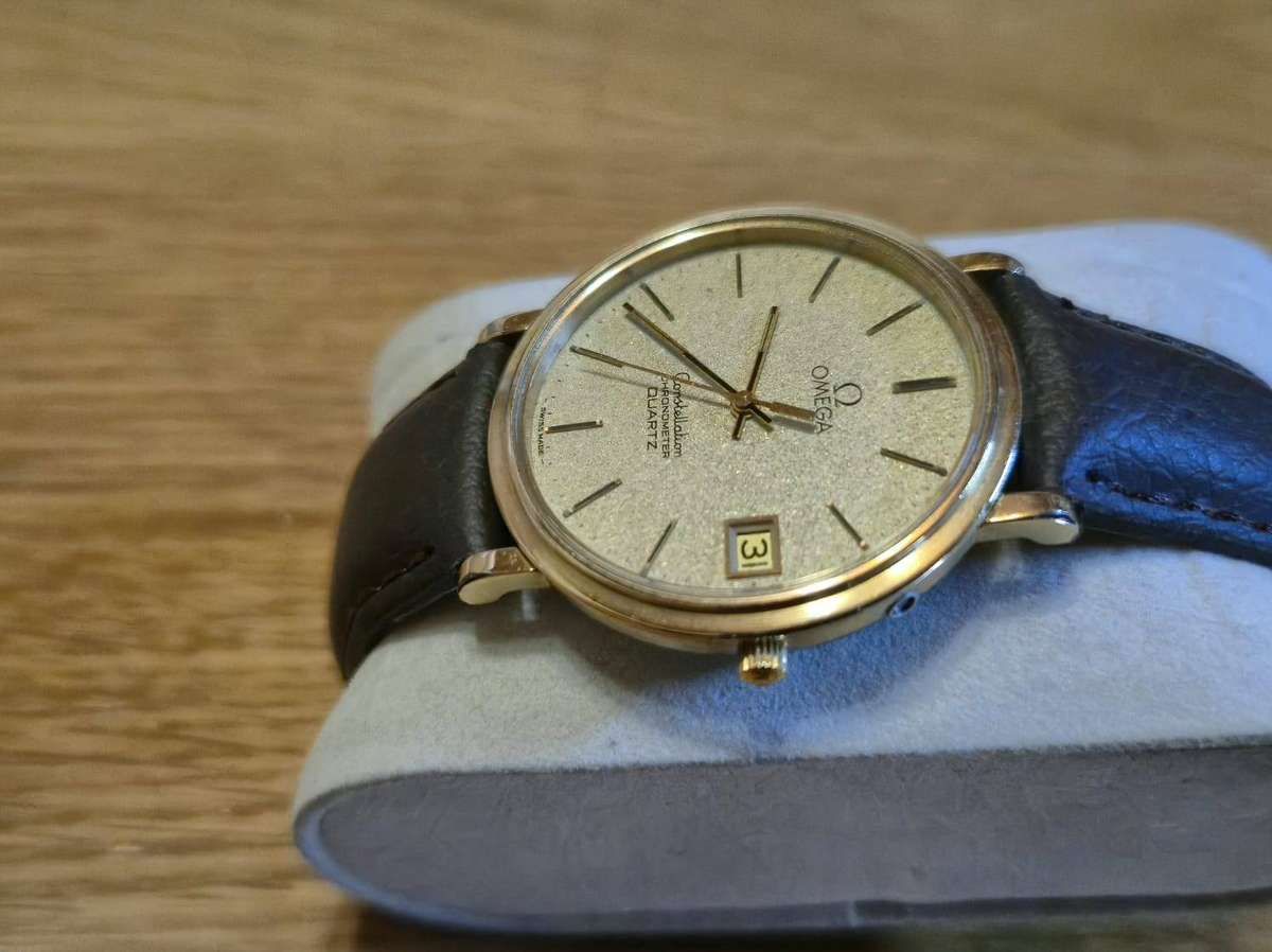 Omega Constellation Chronometer Quartz Date 198.0126 - Rare Dial