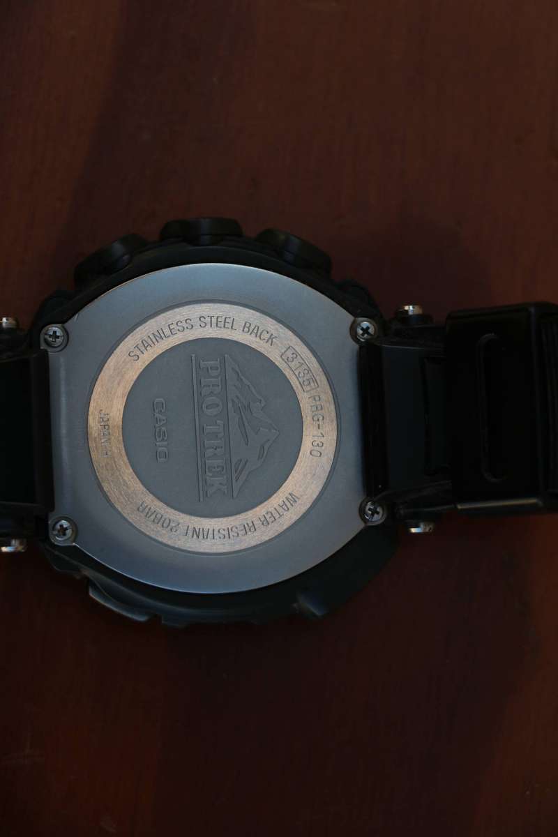CASIO TRIPLE SENSOR TOUGH SOLAR WATCH - PRG 130