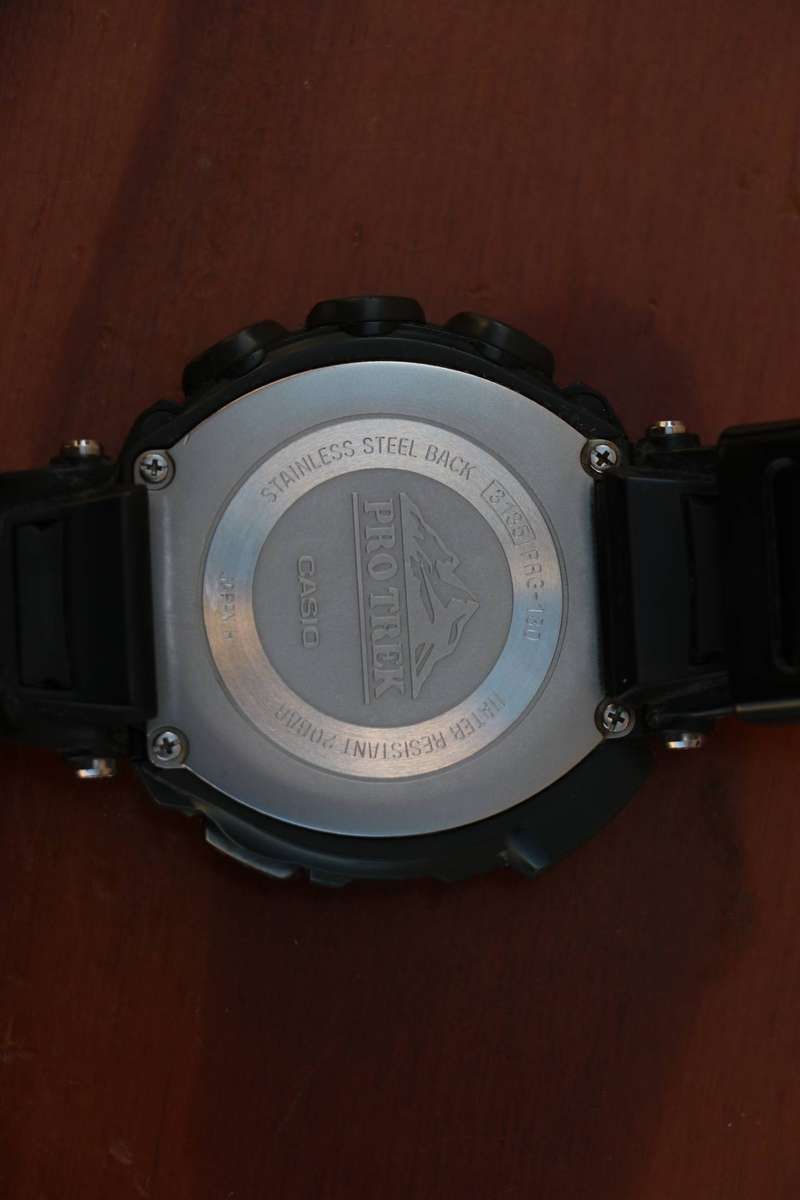 CASIO TRIPLE SENSOR TOUGH SOLAR WATCH - PRG 130
