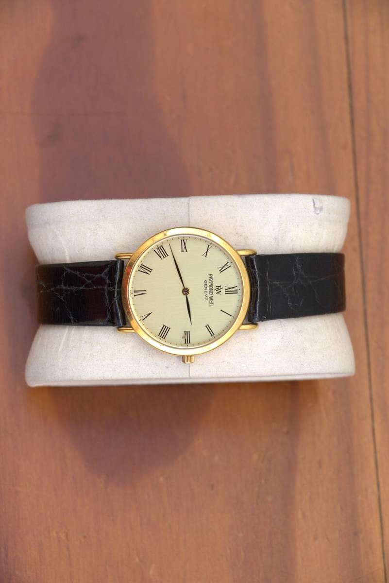 RAYMOND WEIL GOLD PLATED GENTS DRESS WATCH