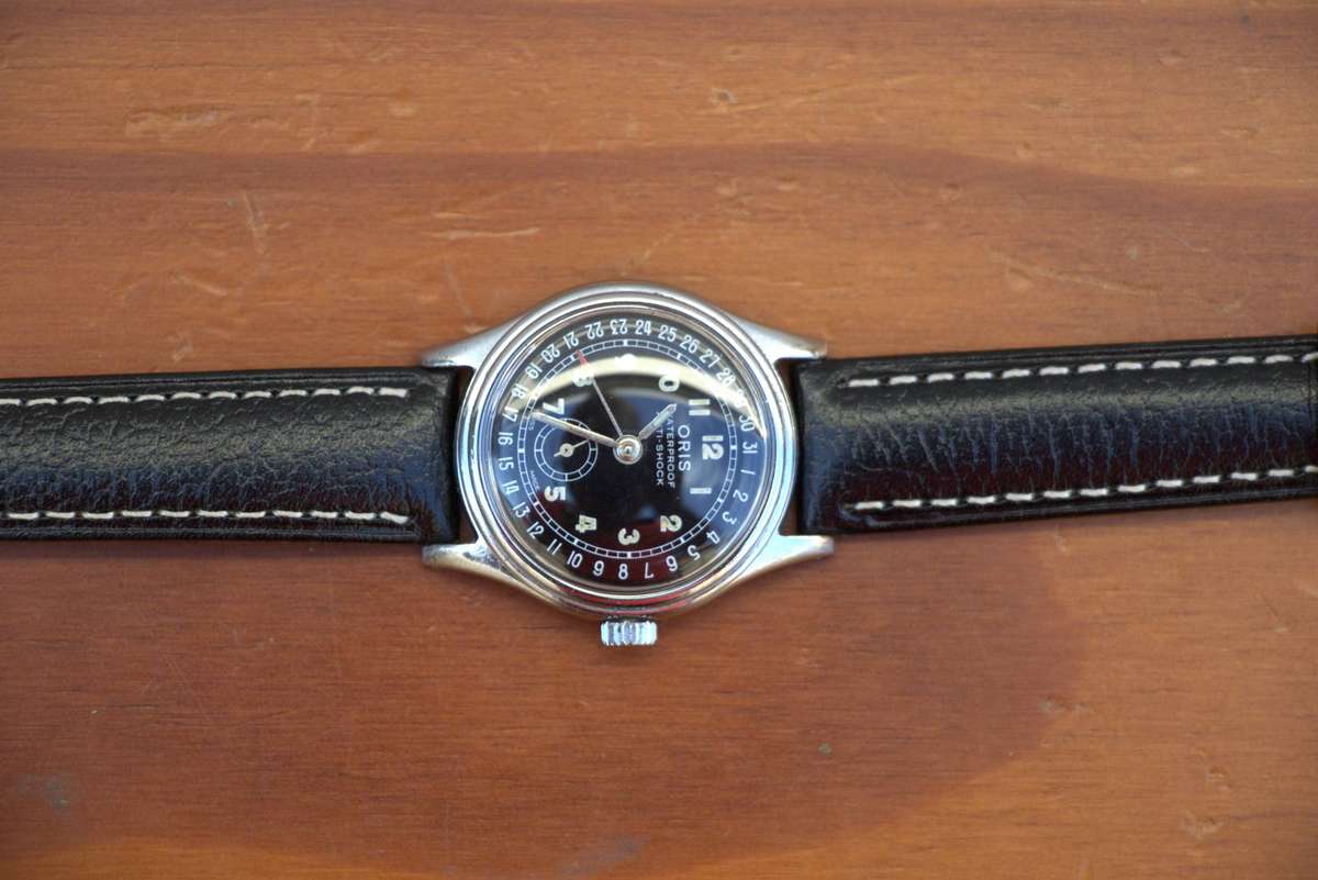 VINTAGE ORIS POINTER DATE WATCH
