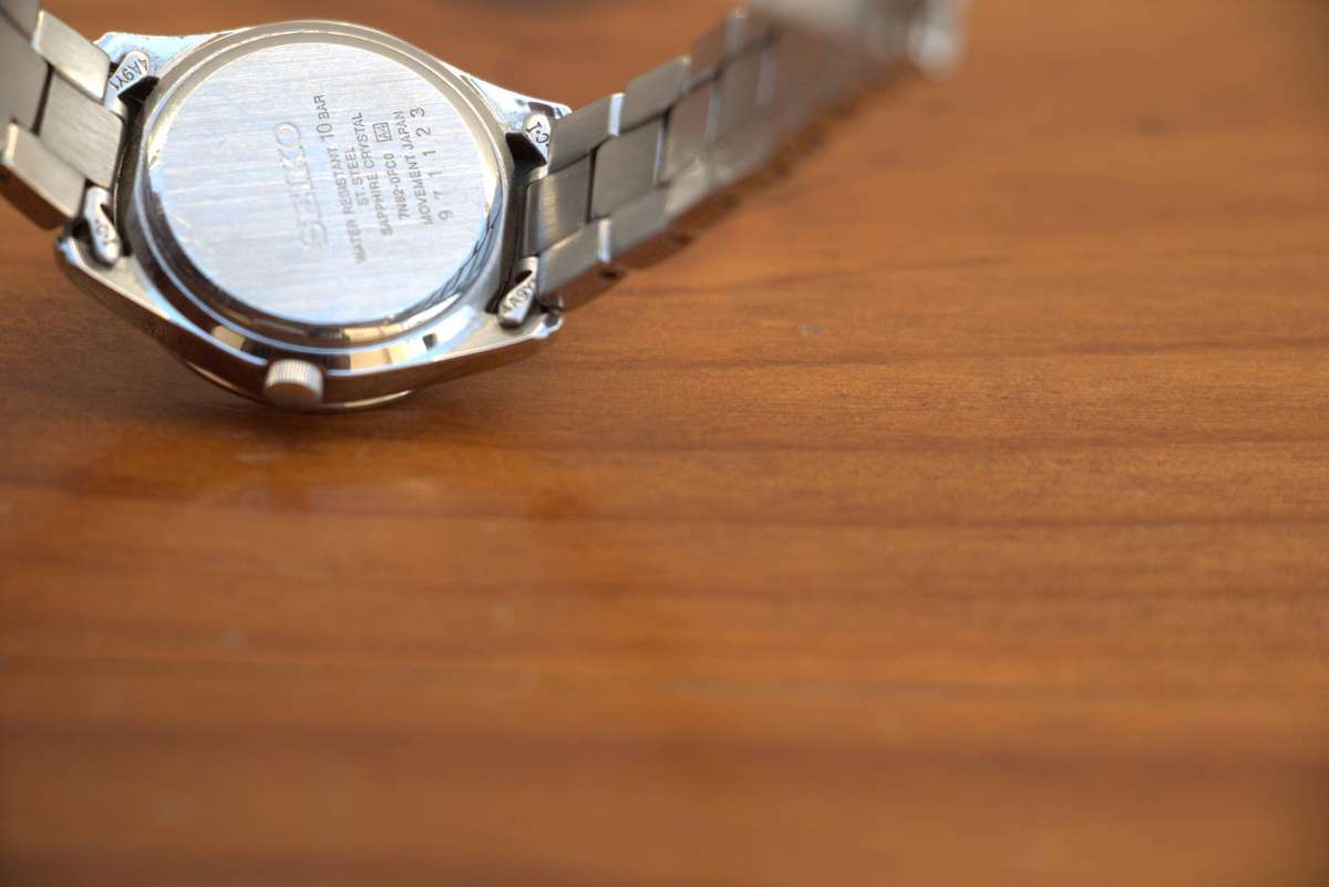 LADIES SEIKO WATCH 7N82-0FC0 - SAPPHIRE CRYSTAL