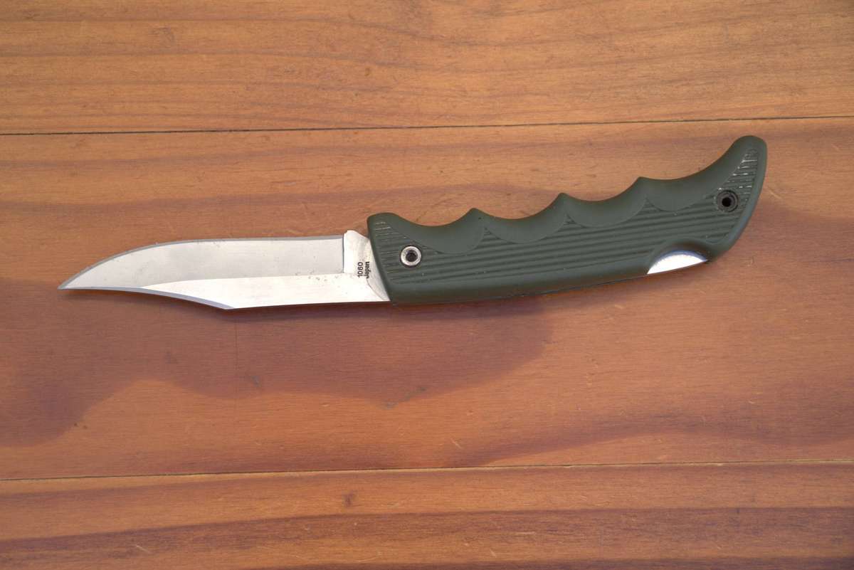 VINTAGE KERSHAW BLACK HORSE FOLDING KNIFE - 1060 JAPAN