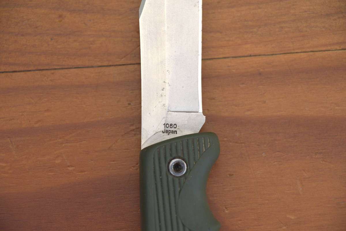VINTAGE KERSHAW BLACK HORSE FOLDING KNIFE - 1060 JAPAN