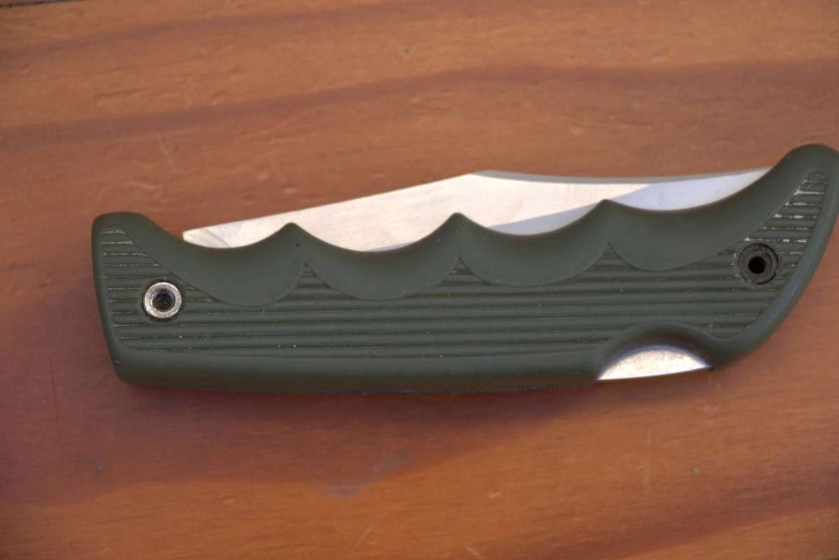VINTAGE KERSHAW BLACK HORSE FOLDING KNIFE - 1060 JAPAN