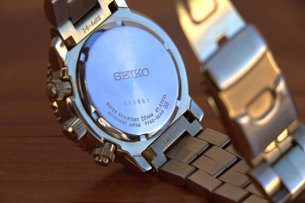 SEIKO FLIGHTMASTER CHRONOGRAPH ALARM WATCH - 7T82-0EB0