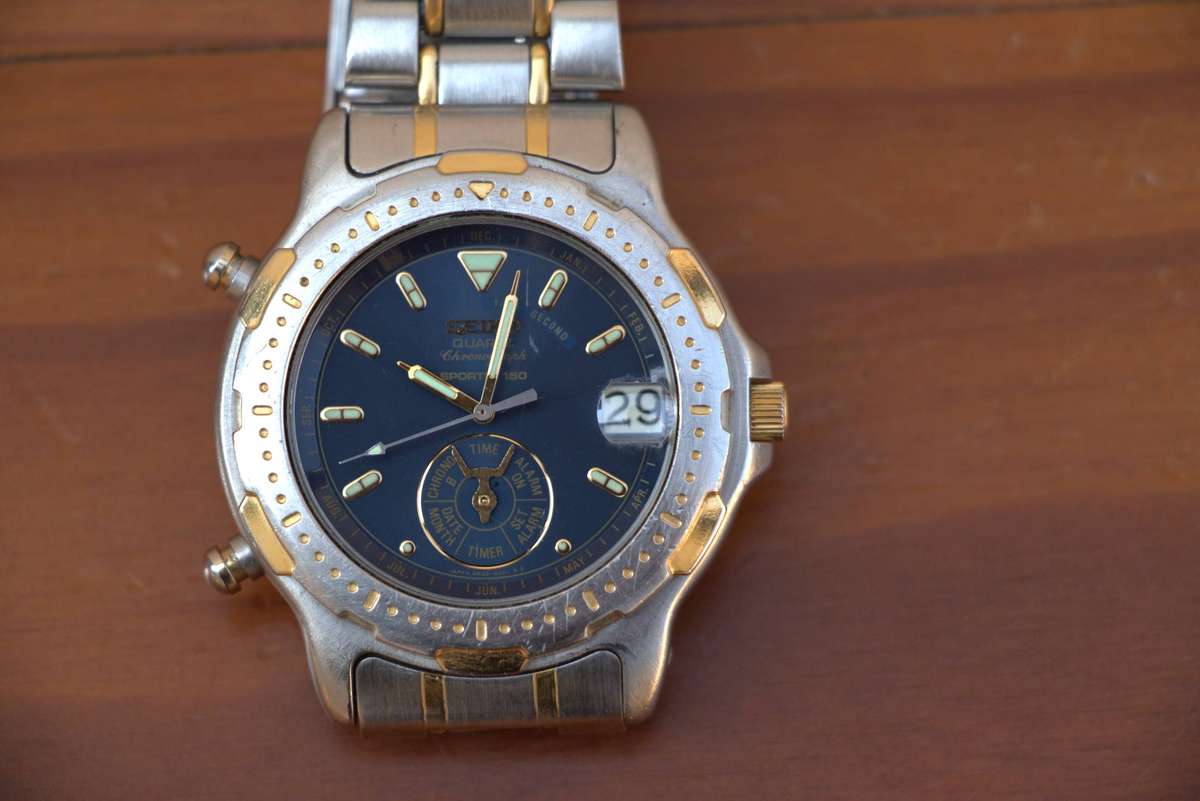 RARE SEIKO VINTAGE 'DANCING HANDS' WATCH - REF. 6M25-6000