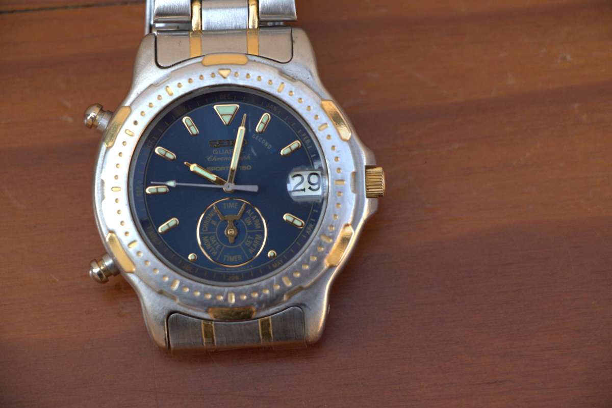 RARE SEIKO VINTAGE 'DANCING HANDS' WATCH - REF. 6M25-6000