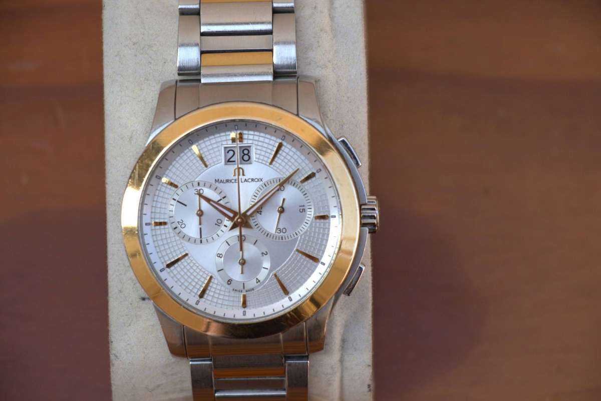 MAURICE LACROIX MIROS CHRONOGRAPH WATCH - REF. MI 1077