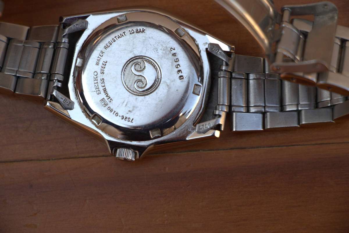 RARE AUTOMATIC SEIKO 'WHITE DIVER' VINTAGE WATCH - REF. 7S26-0180