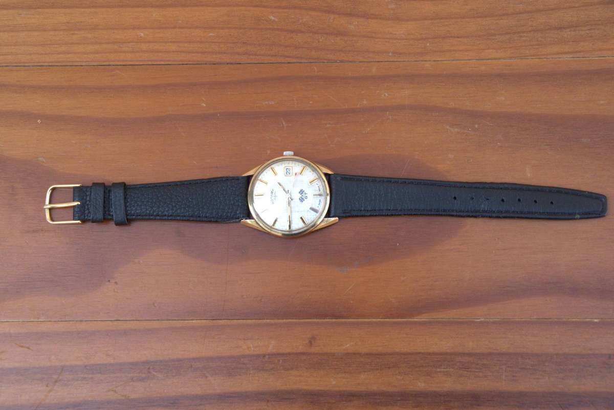 VINTAGE ROTARY GT WATCH - RARE LINEN DIAL