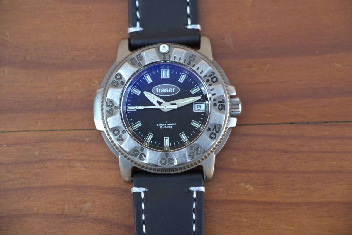 TRASER TITANIUM 'NIGHT READING' WATCH - SWISS MADE