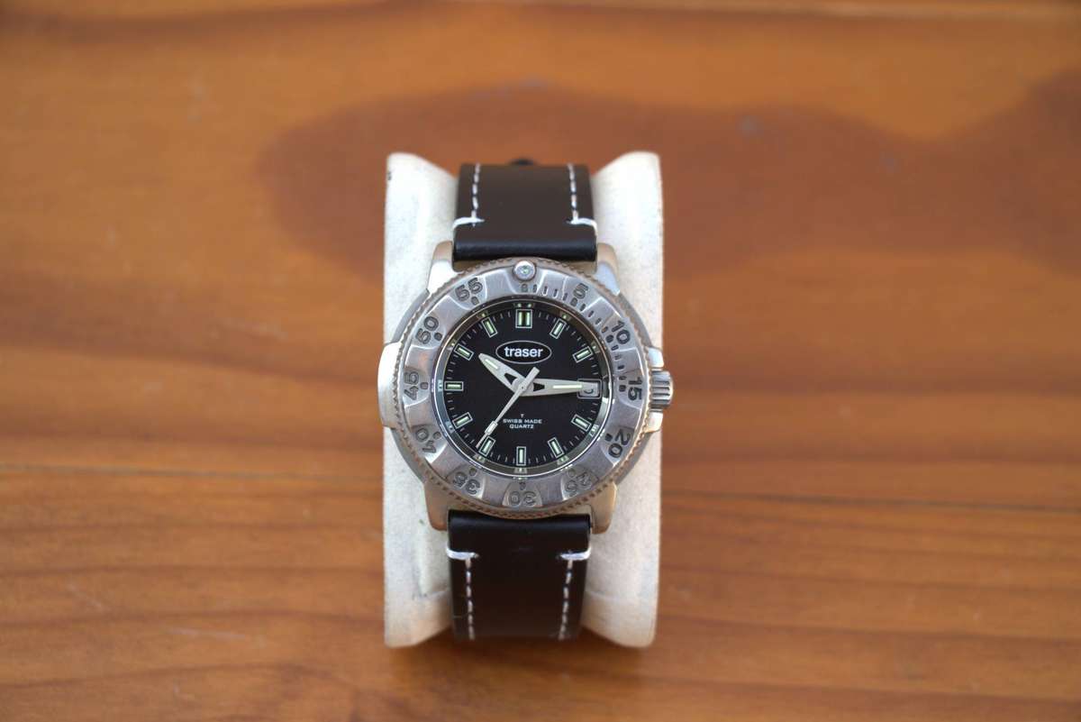 TRASER TITANIUM 'NIGHT READING' WATCH - SWISS MADE