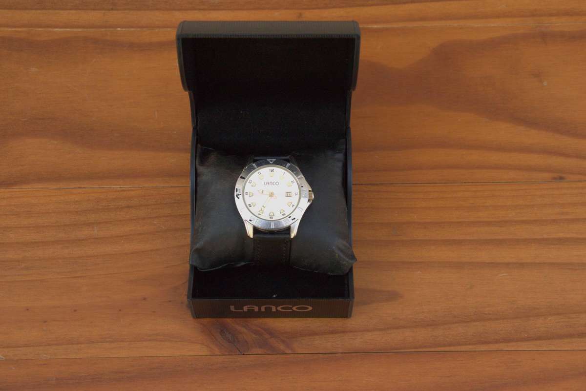 LANCO QUARTZ DIVERS STYLE  WATCH WITH BOX