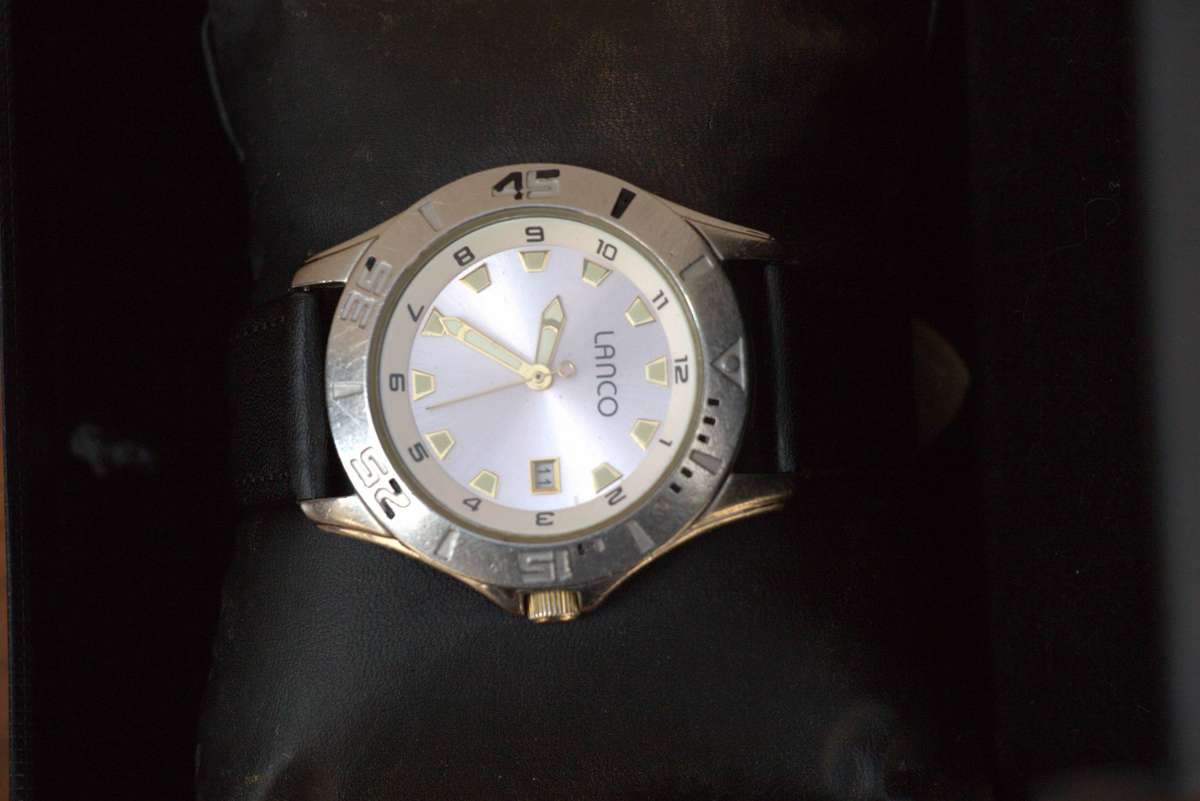 LANCO QUARTZ DIVERS STYLE  WATCH WITH BOX