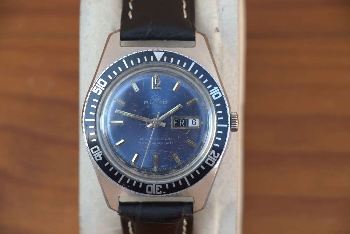 VINTAGE BULER DIVERS WATCH