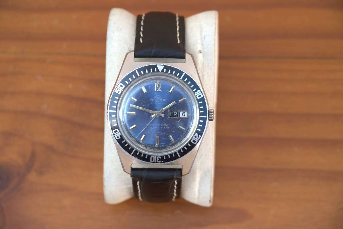 VINTAGE BULER DIVERS WATCH