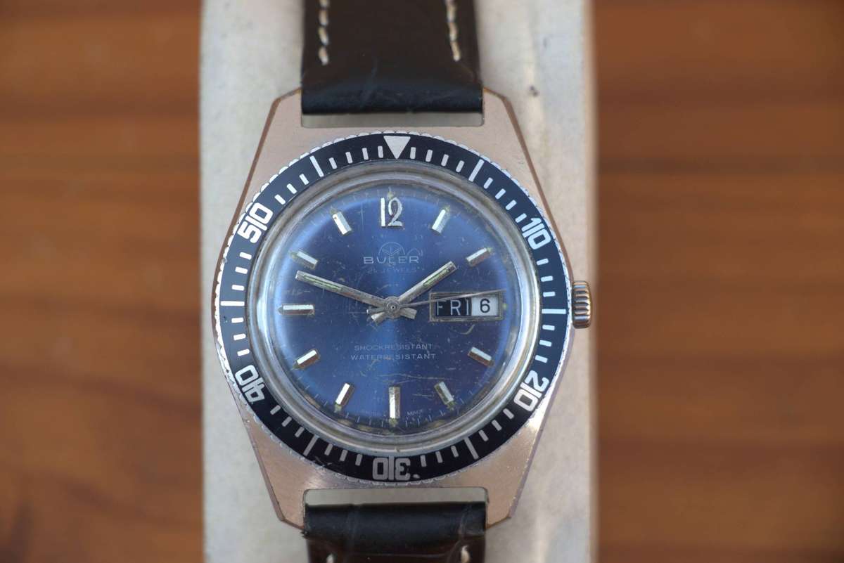 VINTAGE BULER DIVERS WATCH