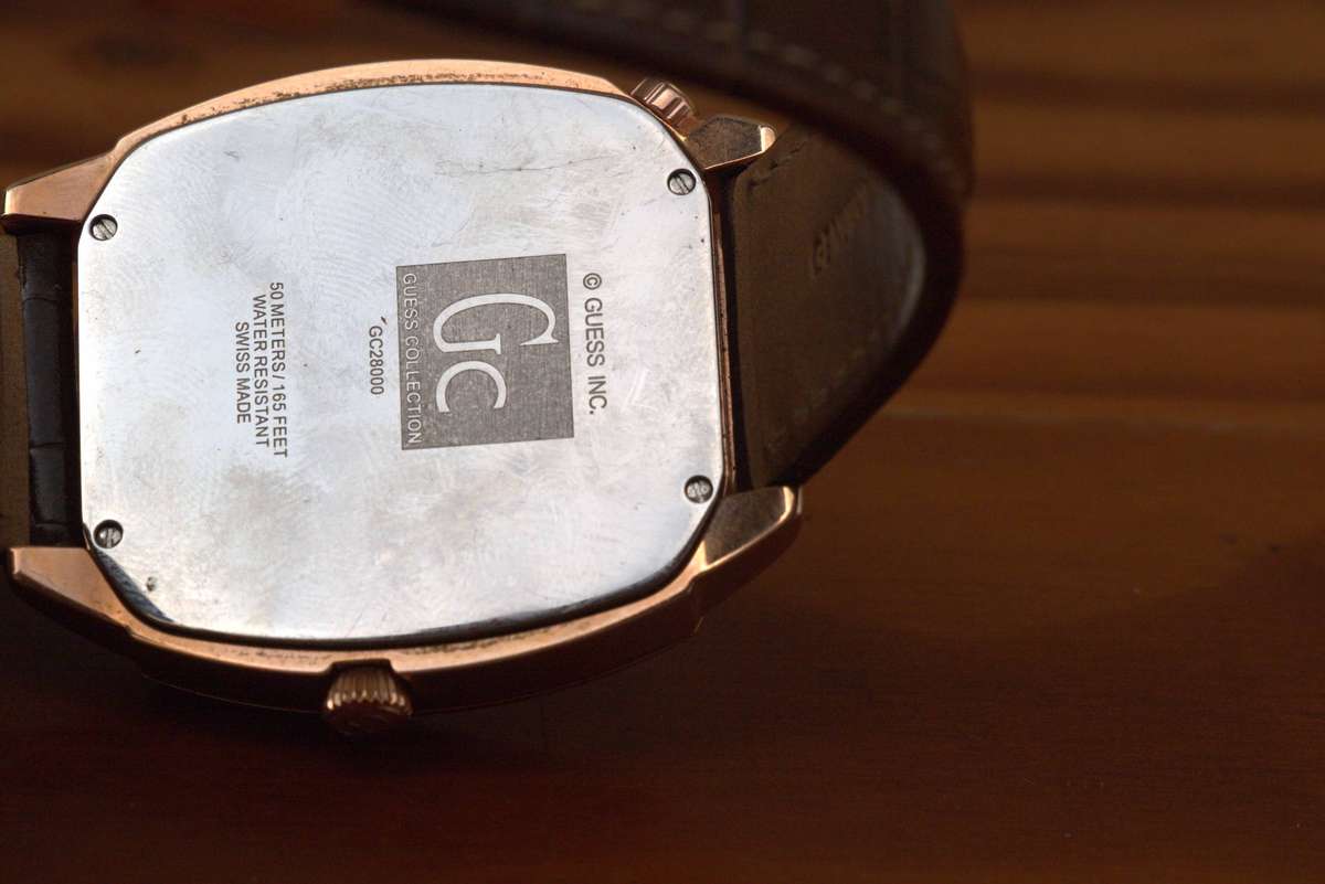 GUESS COLLECTION DUAL TIME WATCH 'SWISS MADE' - REF. GC28000
