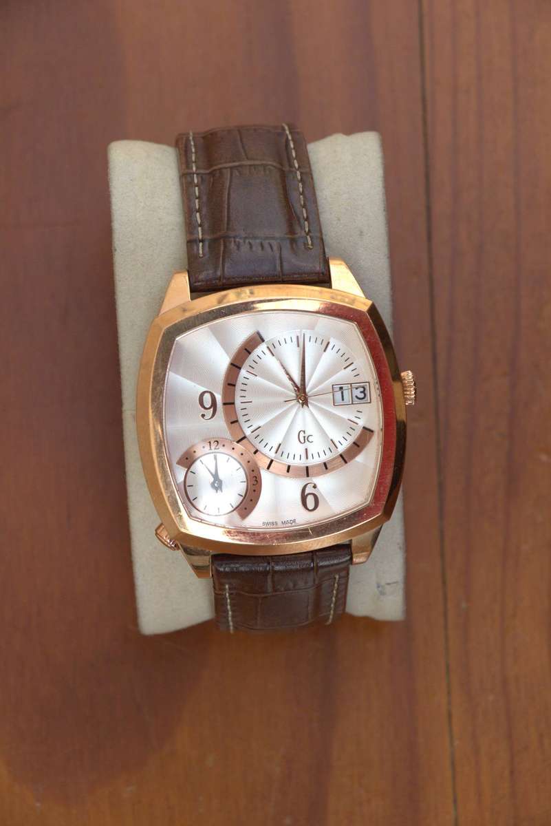 GUESS COLLECTION DUAL TIME WATCH 'SWISS MADE' - REF. GC28000