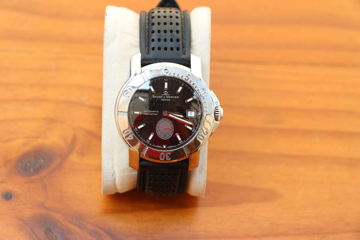 BAUME & MERCIER CAPELAND AUTOMATIC DIVER MENS WATCH - REF. 65353