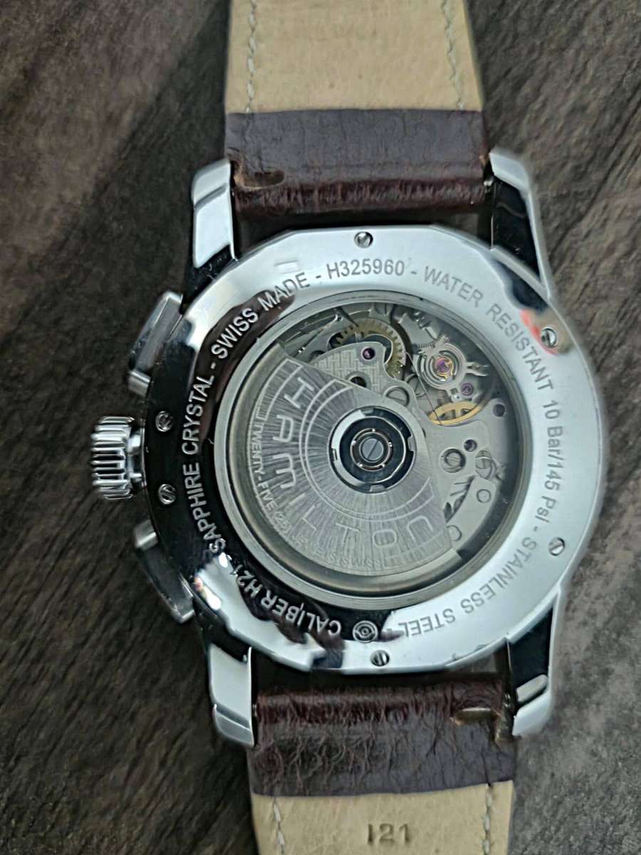 HAMILTON JAZZMASTER AUTOMATIC CHRONOGRAPH WATCH - CAL. H-21