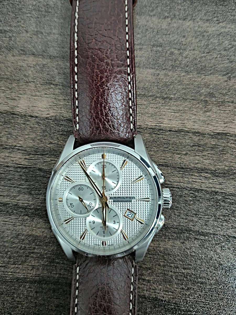 HAMILTON JAZZMASTER AUTOMATIC CHRONOGRAPH WATCH - CAL. H-21