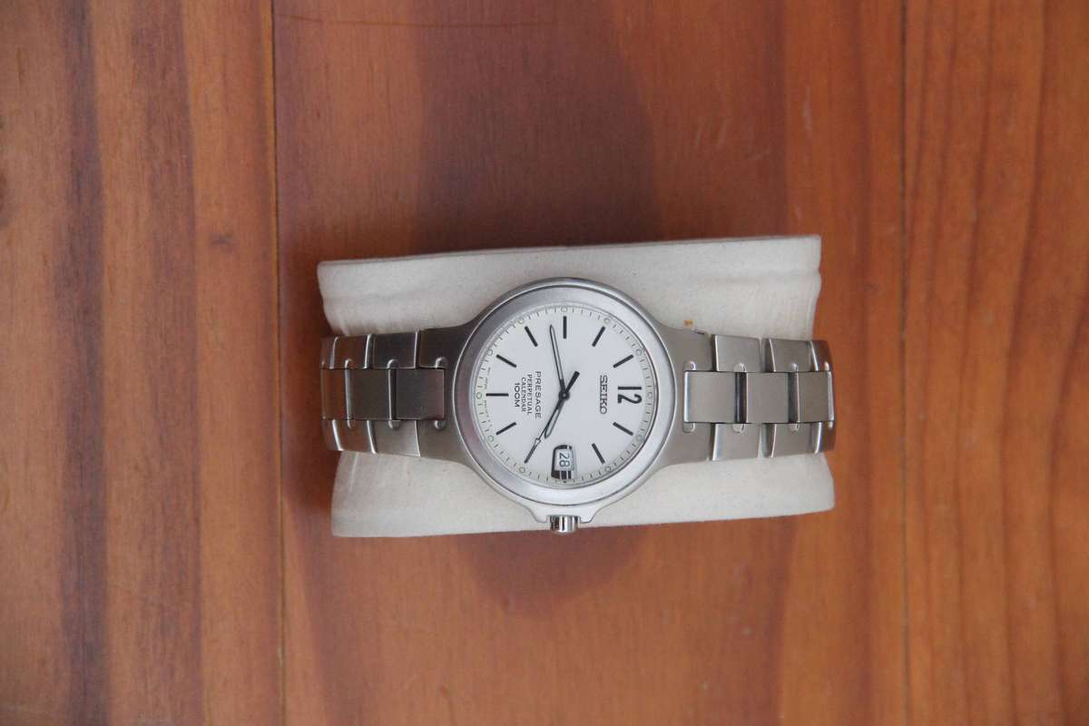 SEIKO PRESAGE PERPETUAL CALENDAR WATCH - 8F32 0300