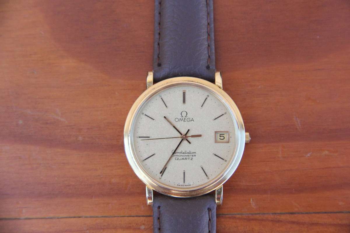 Omega Constellation Chronometer Quartz Date 198.0126 - Rare Dial