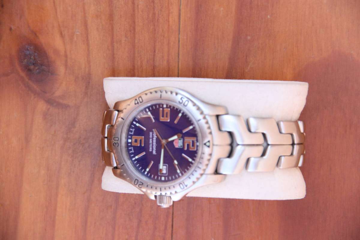 TAG HEUER PROFESSIONAL WATCH (LINK) BLUE DIAL  REF: WT1113