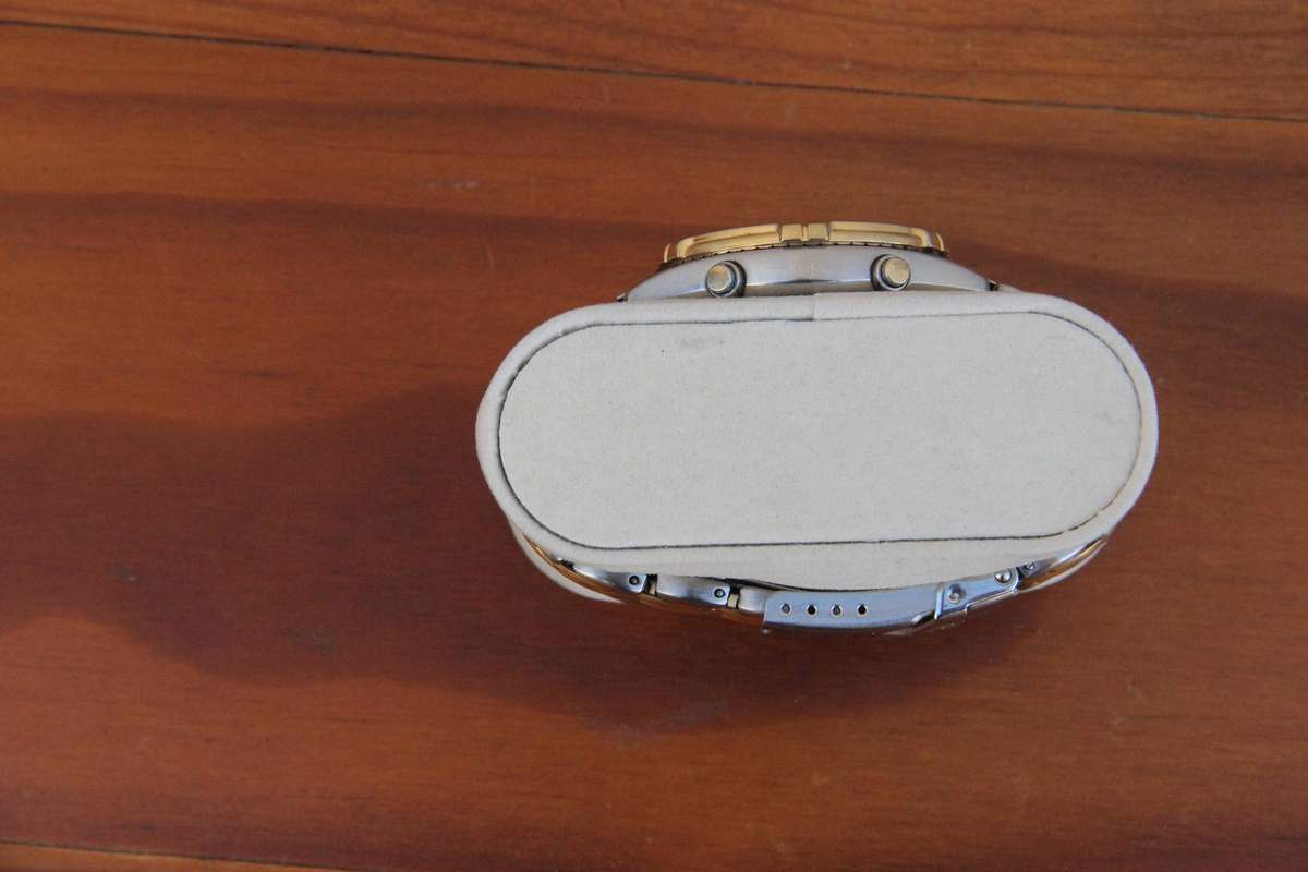 SEIKO 7T36 - 6A40 CHRONOGRAPH MOONPHASE WATCH