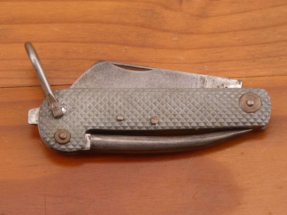 VINTAGE RODGERS NAVY RIGGING KNIFE - MADE IN SHEFFIELD ENGLAND