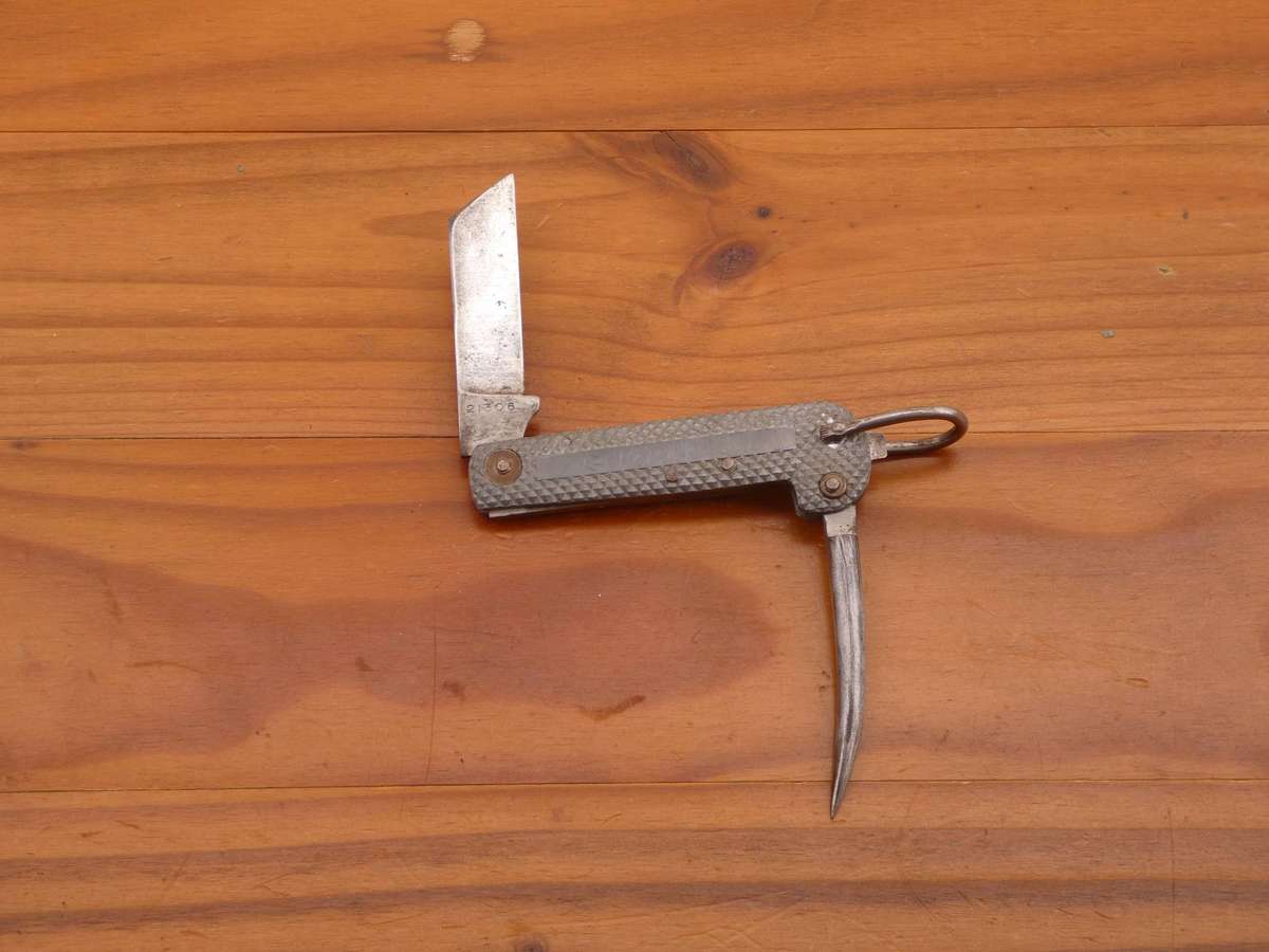 VINTAGE RODGERS NAVY RIGGING KNIFE - MADE IN SHEFFIELD ENGLAND