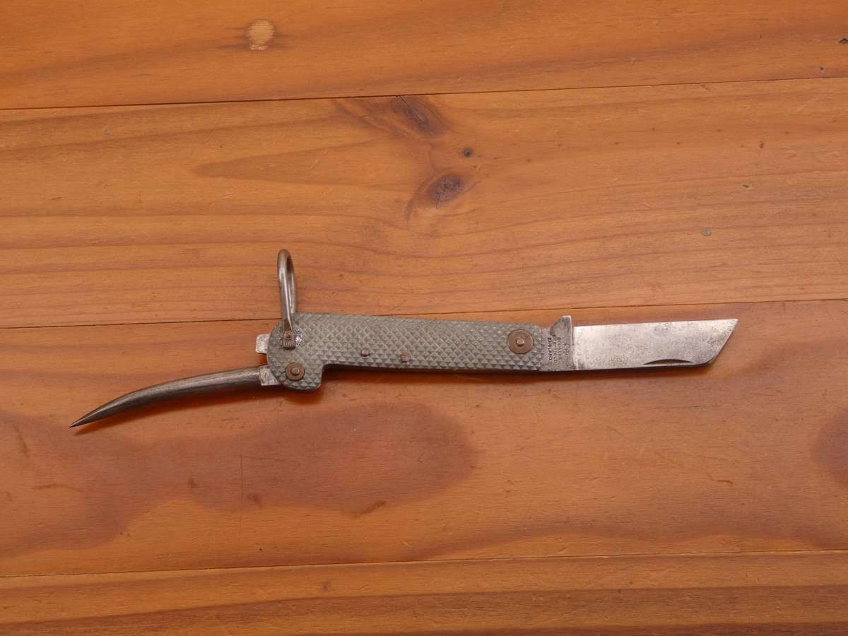 VINTAGE RODGERS NAVY RIGGING KNIFE - MADE IN SHEFFIELD ENGLAND