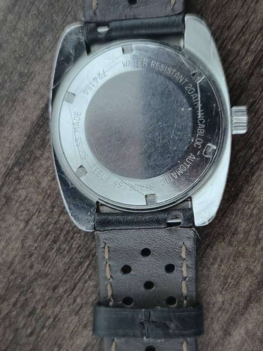 Rare Vintage Rotary Automatic Diver's Watch - Brown Dial