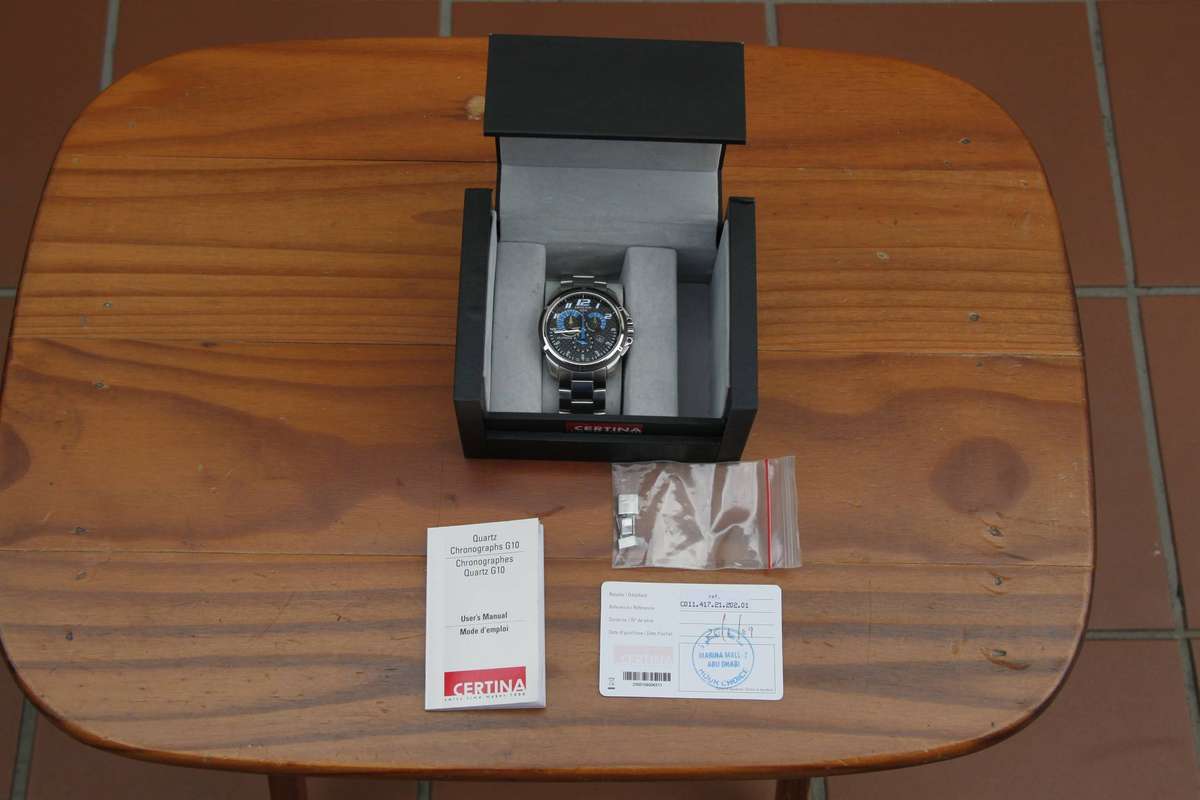 CERTINA DS FURIOUS CHRONOGRAPH WATCH