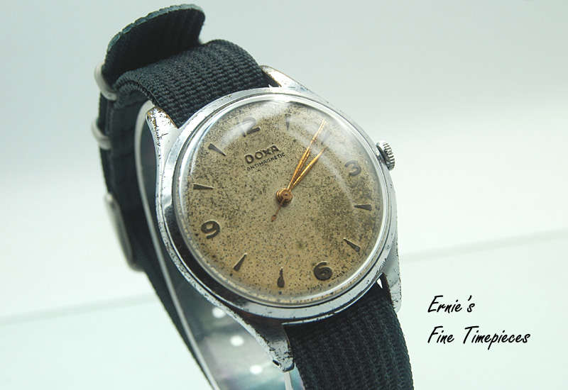 Vintage Swiss Made Doxa Manual Winding Men's Watch c 1950