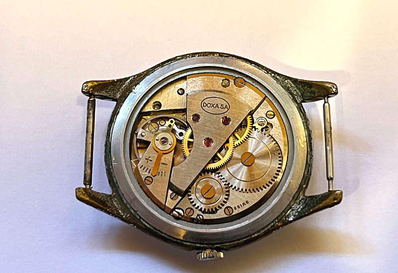 Vintage Swiss Made Doxa Manual Winding Men's Watch c 1950