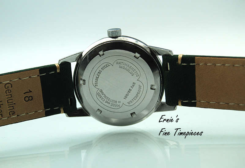 Vintage Enicar Ultrasonic Automatic Men's Watch from 1955, Serviced, Honeycomb Dial