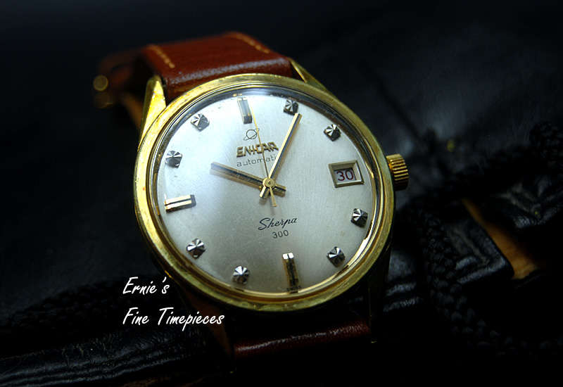 Rare Vintage Enicar Sherpa 300 Automatic Men's Watch, Serviced