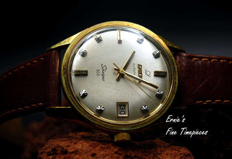 Rare Vintage Enicar Sherpa 300 Automatic Men's Watch, Serviced