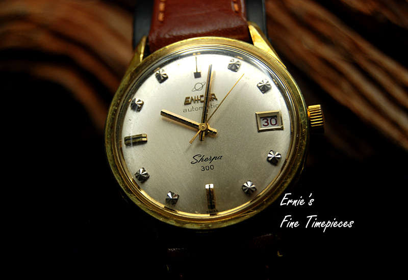 Rare Vintage Enicar Sherpa 300 Automatic Men's Watch, Serviced