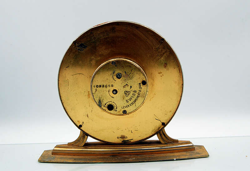 Jaeger LeCoultre, Imhof and Swiza Desk Clocks, 8 Days Winding,  for Repairs or Spares