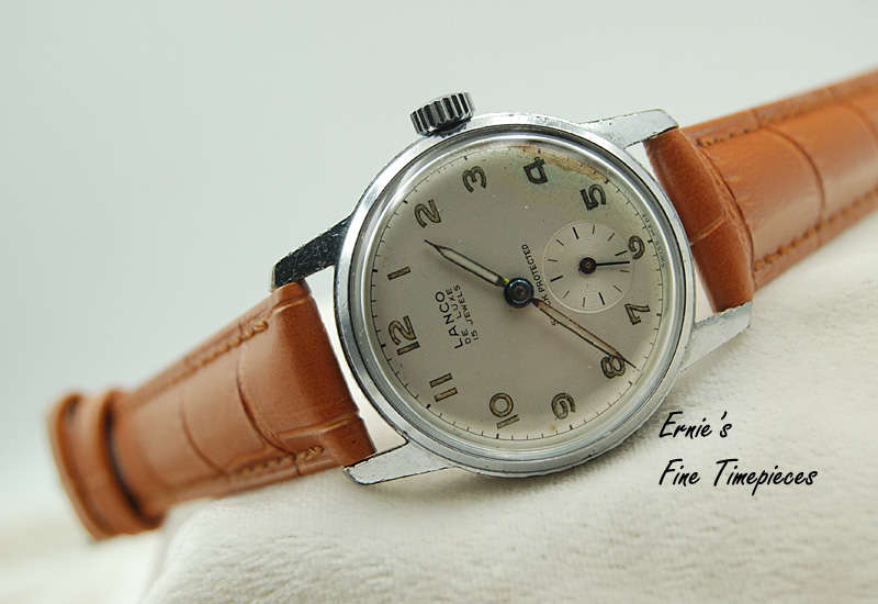 Vintage Lanco Cal. 1022 (Lagendorf), Manual Wind, Serviced