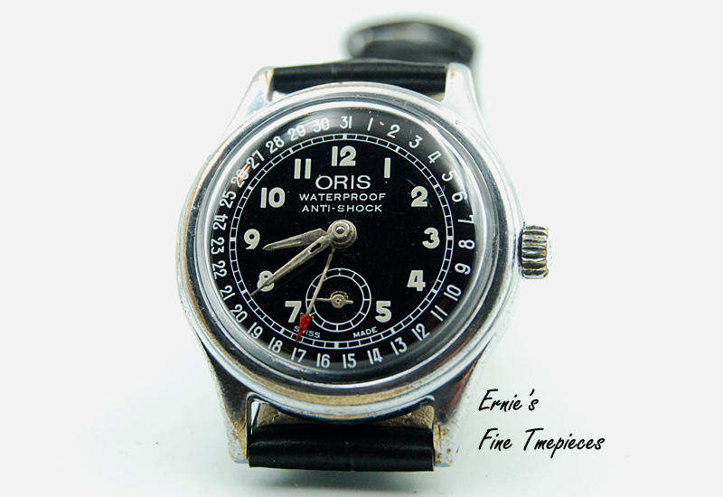 Rare Vintage, Oris Pointer Date Cal. 583 from the 50's, Serviced